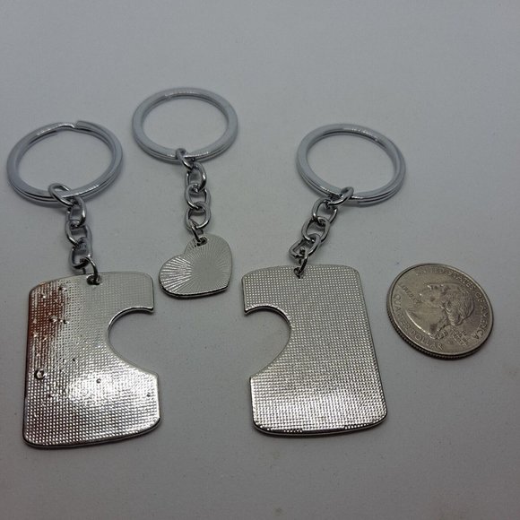 Family Keychains Mother Father Daughter Key Ring Gift Set - Picture 6 of 9